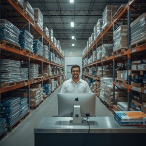 Lucid Realism A Busy Warehouse Interior With A Diverse Range O 2
