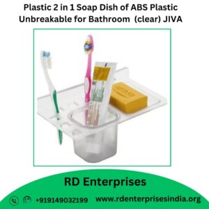 2 in 1 Soap Dish of ABS Plastic